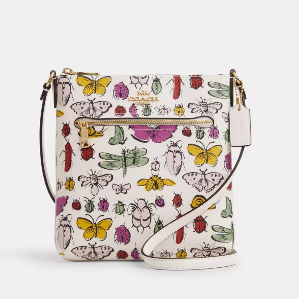 NWT COACH Mini Rowan File Bag With Creature Print - Picture 4 of 5